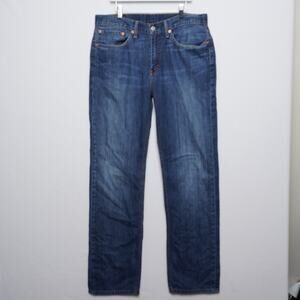 Levis 514 Straight Fit Blue Jeans 100% Cotton 34X34‎